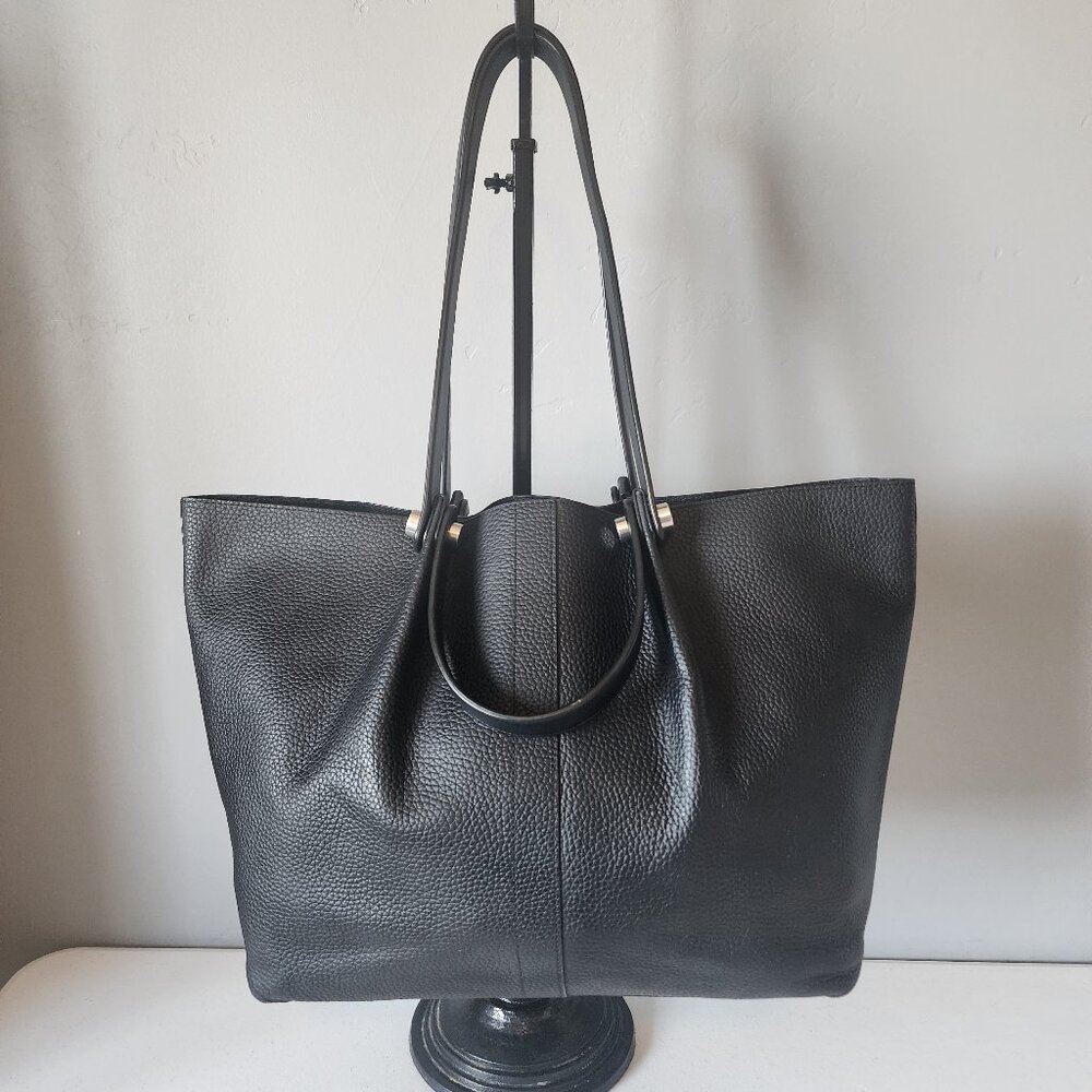 All Saints Large Black Tote "EUC" - Picture 2 of 16